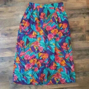 Vintage Cross Country Midi Skirt Size 6P